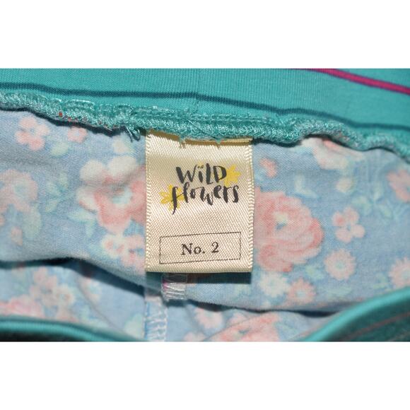 WILDFLOWERS $40 Blue High Hopes Balloon Flare Skirt Skort Girl's‎ 2T - Picture 3 of 3